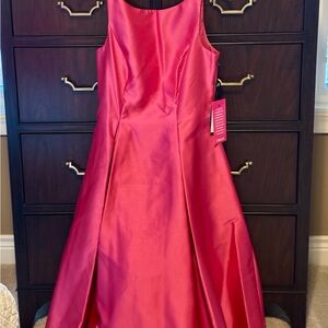 Adrianna Papell Pink Midi Dress